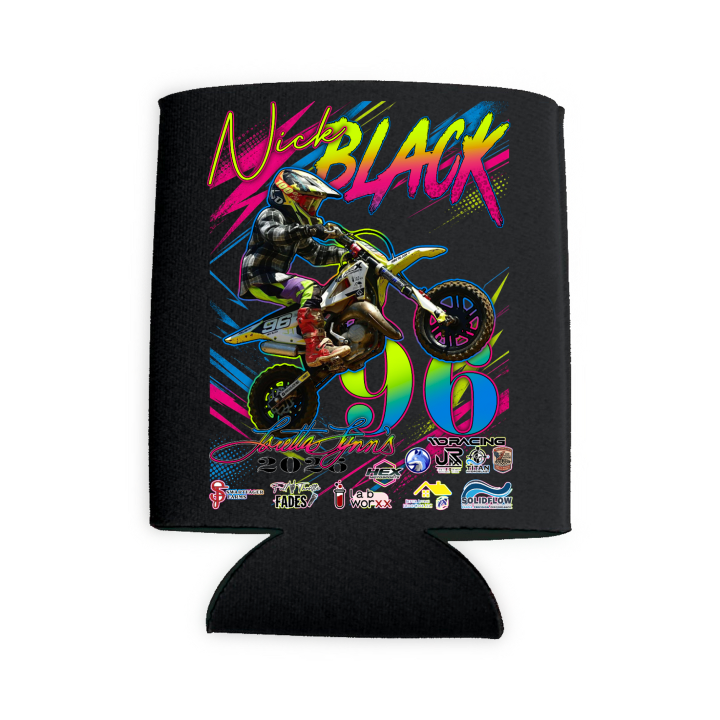 Nick Black Koozie