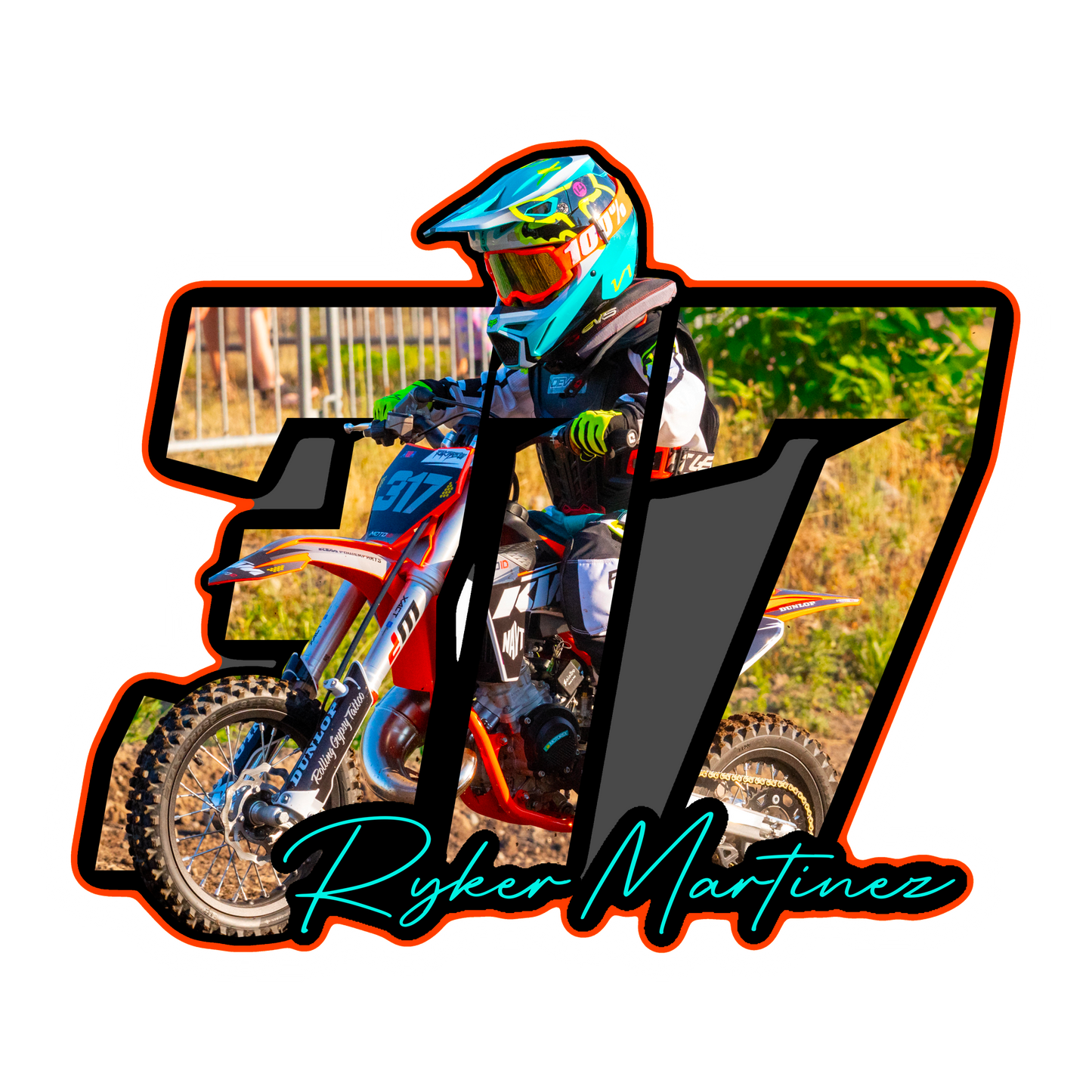 Ryker Martinez 3” Sticker