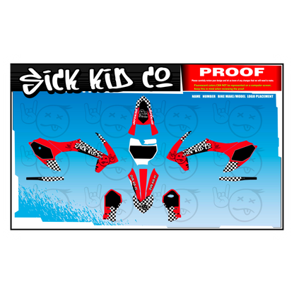 50cc Jr-85cc Graphics Kit
