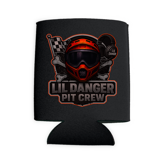 Lil Danger Pit Crew Koozie