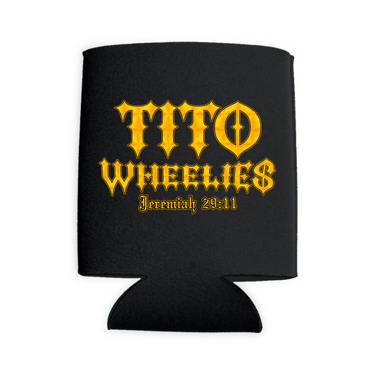 Tito Wheelies Koozie