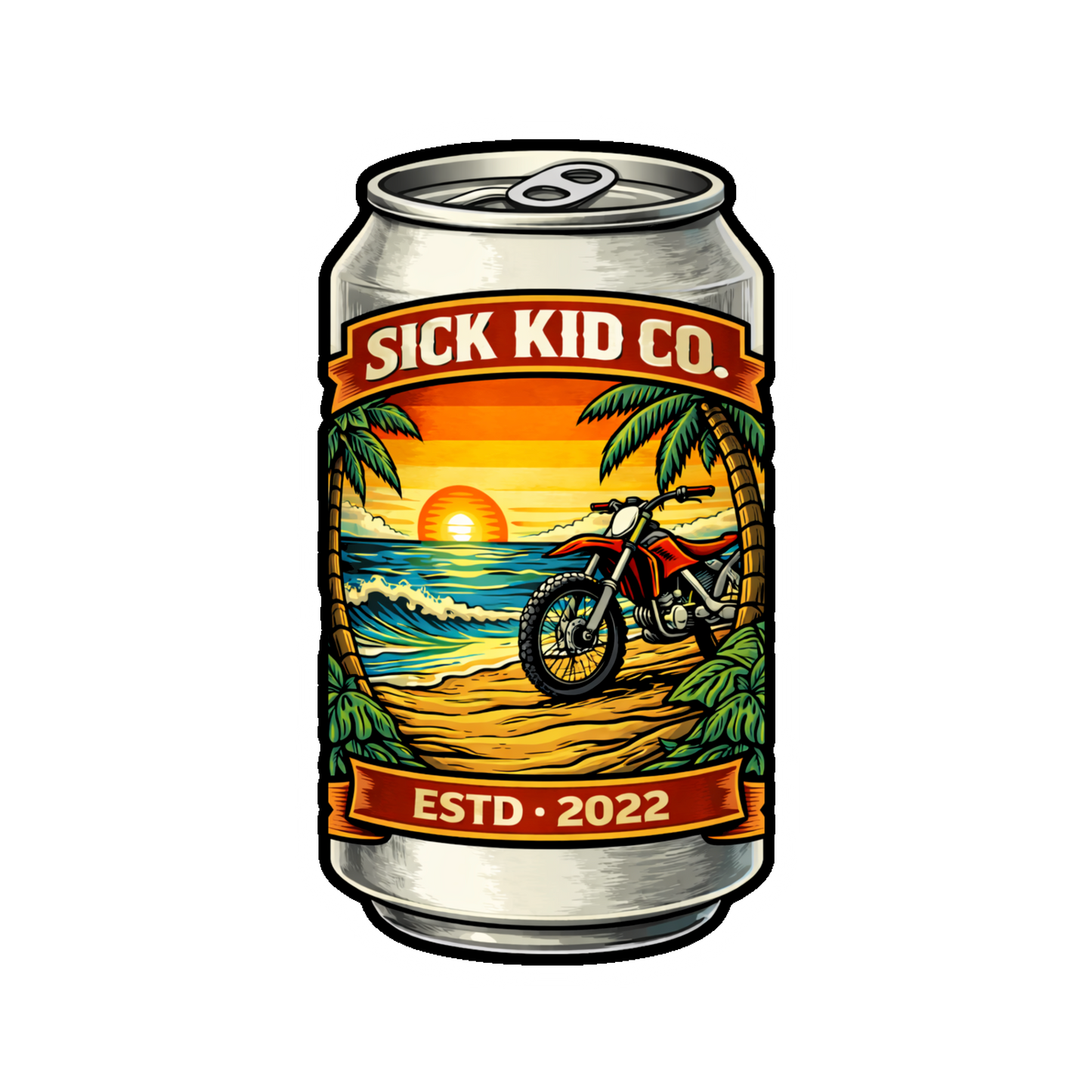 Cool Can 3” Sticker